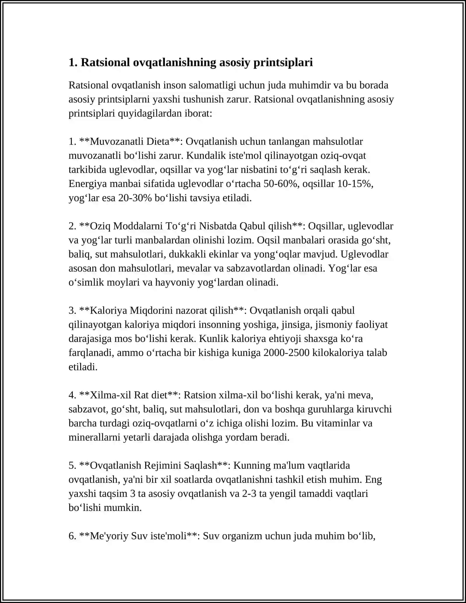 RATSIONAL OVQATLANISH ING ILMIY ASOSLARI TANANI CHINIQTIRISHNING ILMIY ASOSLARI 4