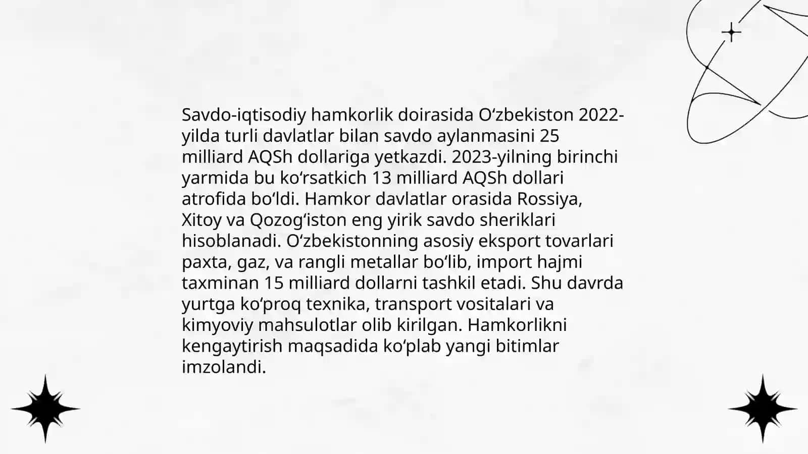 O’zbekiston va Indoneziyamunosobatlari 4