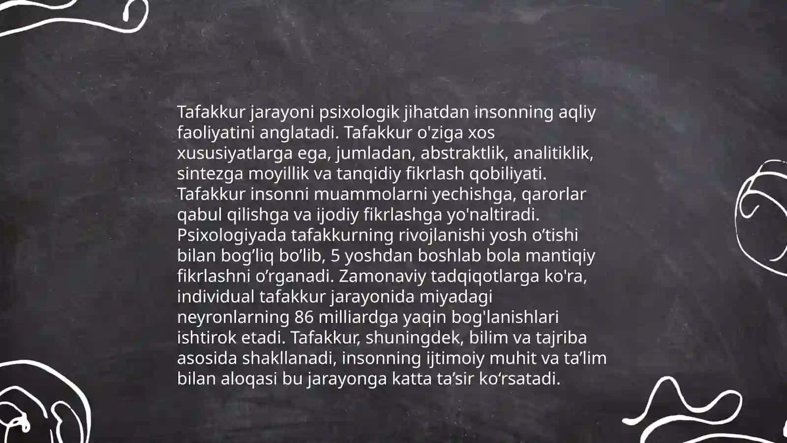 Xotira va tafakkur 4