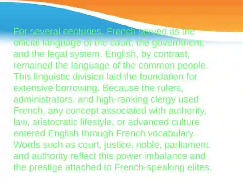 The History of French Loanwords in English 4