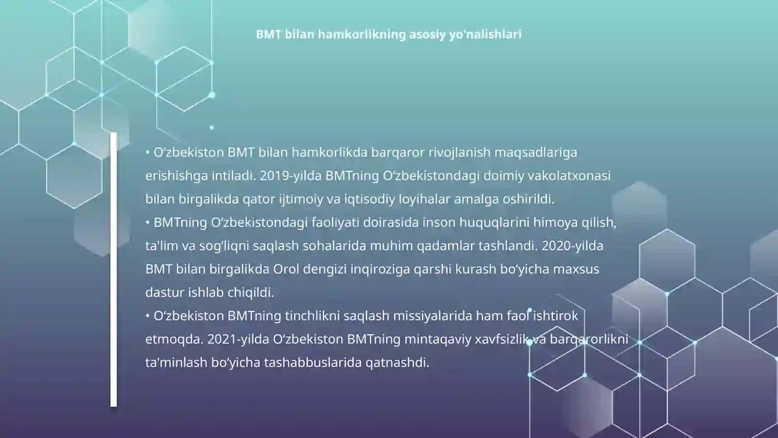 Xalqaro Tashkilotlar bilan Hamkorlik Aloqalari 4