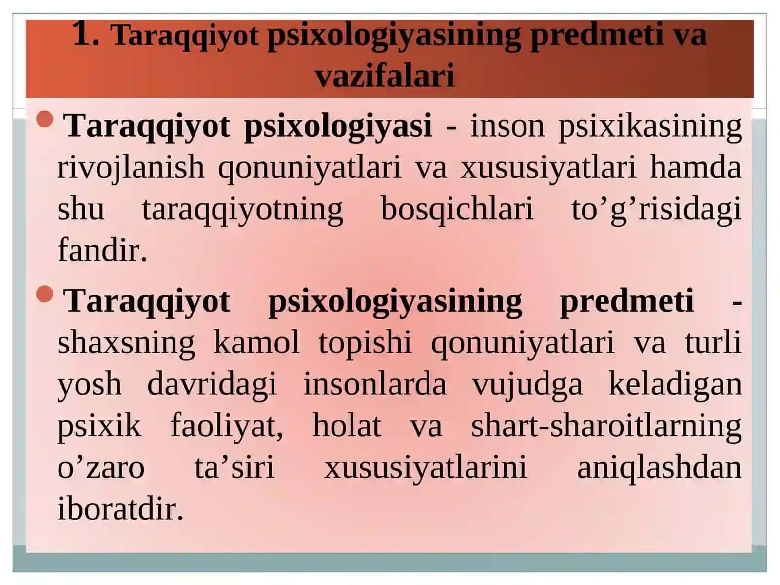 YOSHPSIXOLOGIYASIFANIGA KIRISH 4