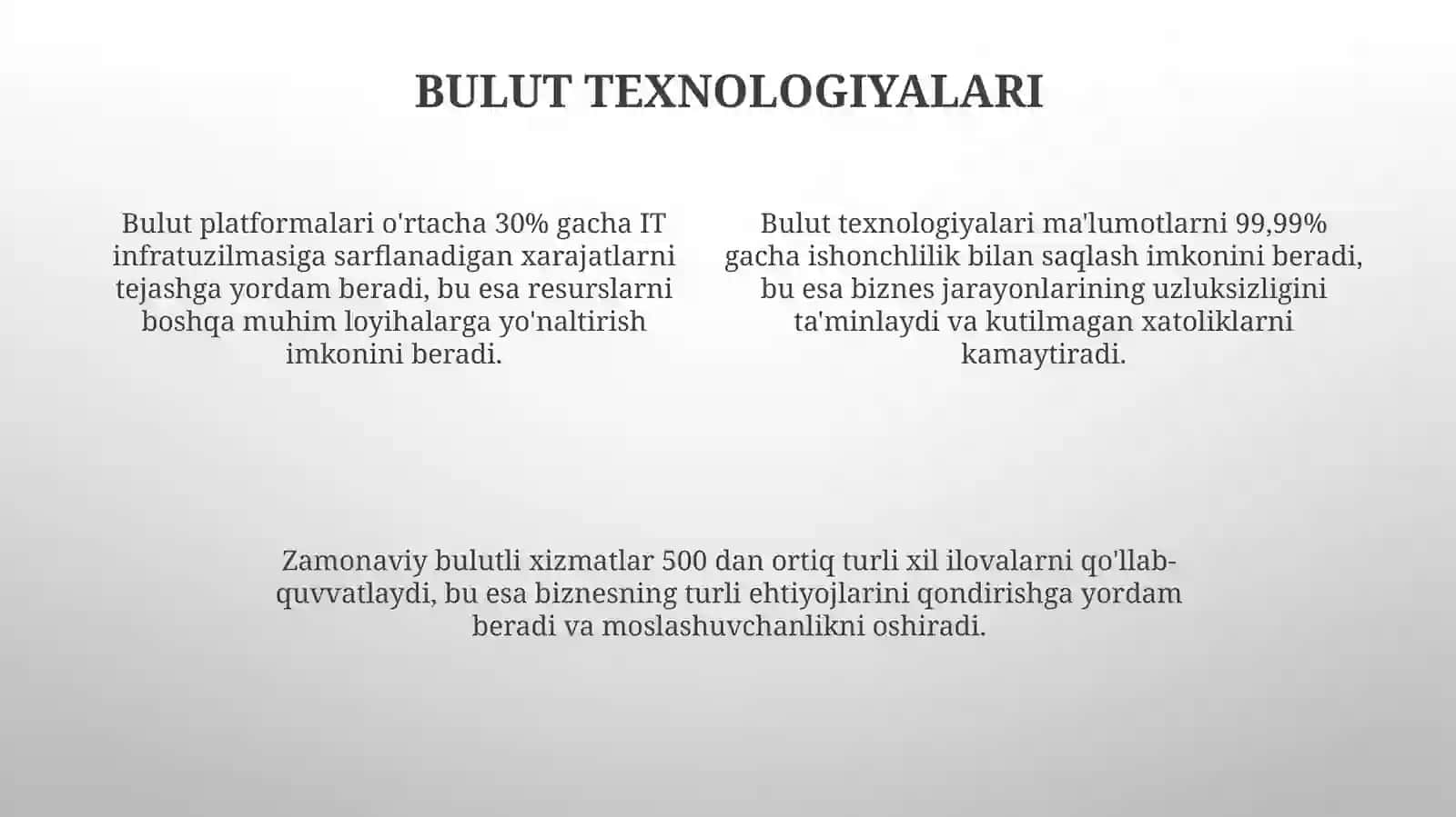 Axborot va Kommunikatsiya Texnologiyalari 4