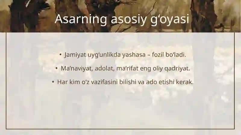 Abu Nasr Farobiyning “Fozil odamlar shahri” asarining mazmun-mohiyati 4