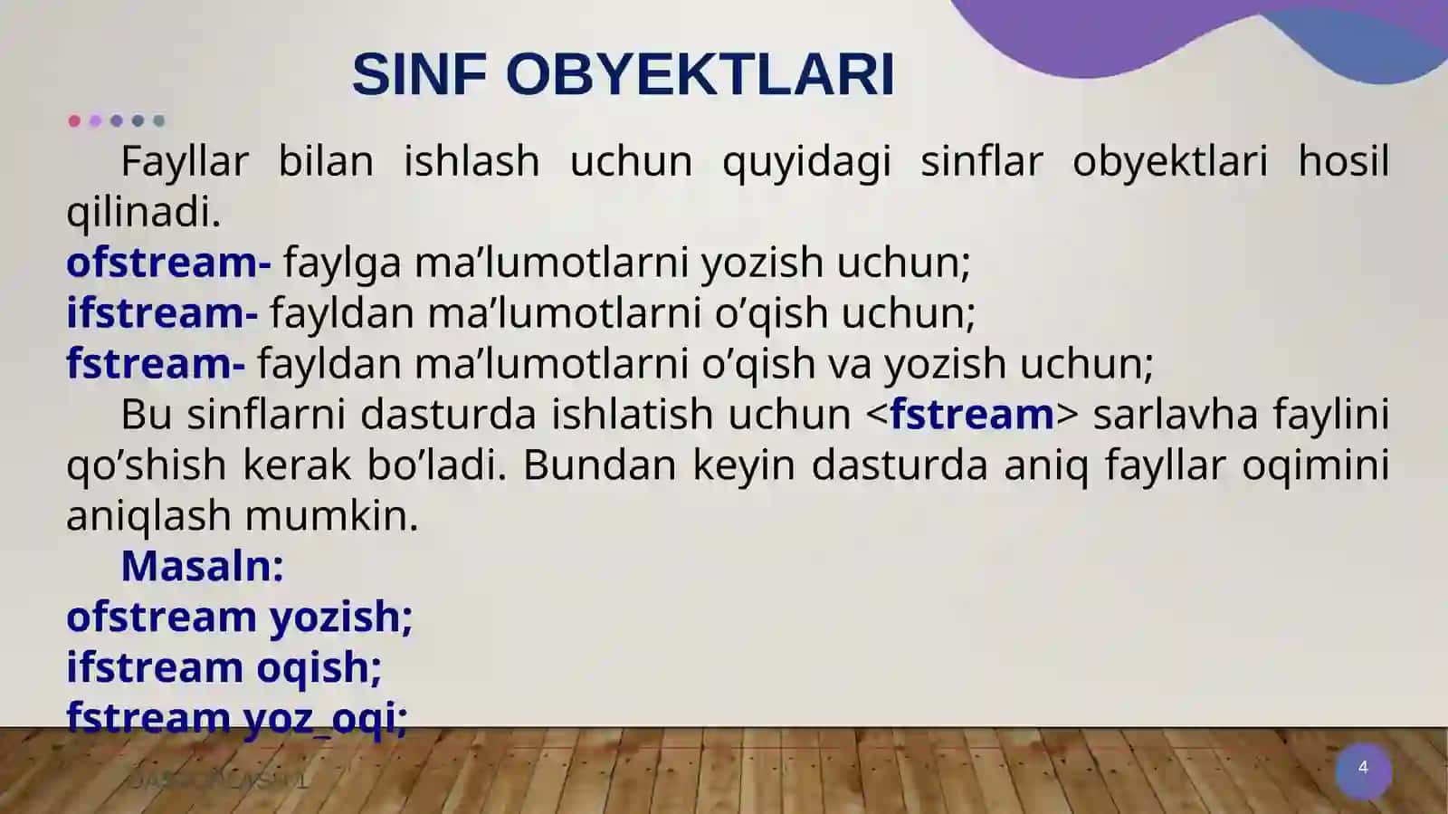 Matnli fayllar haqida 4