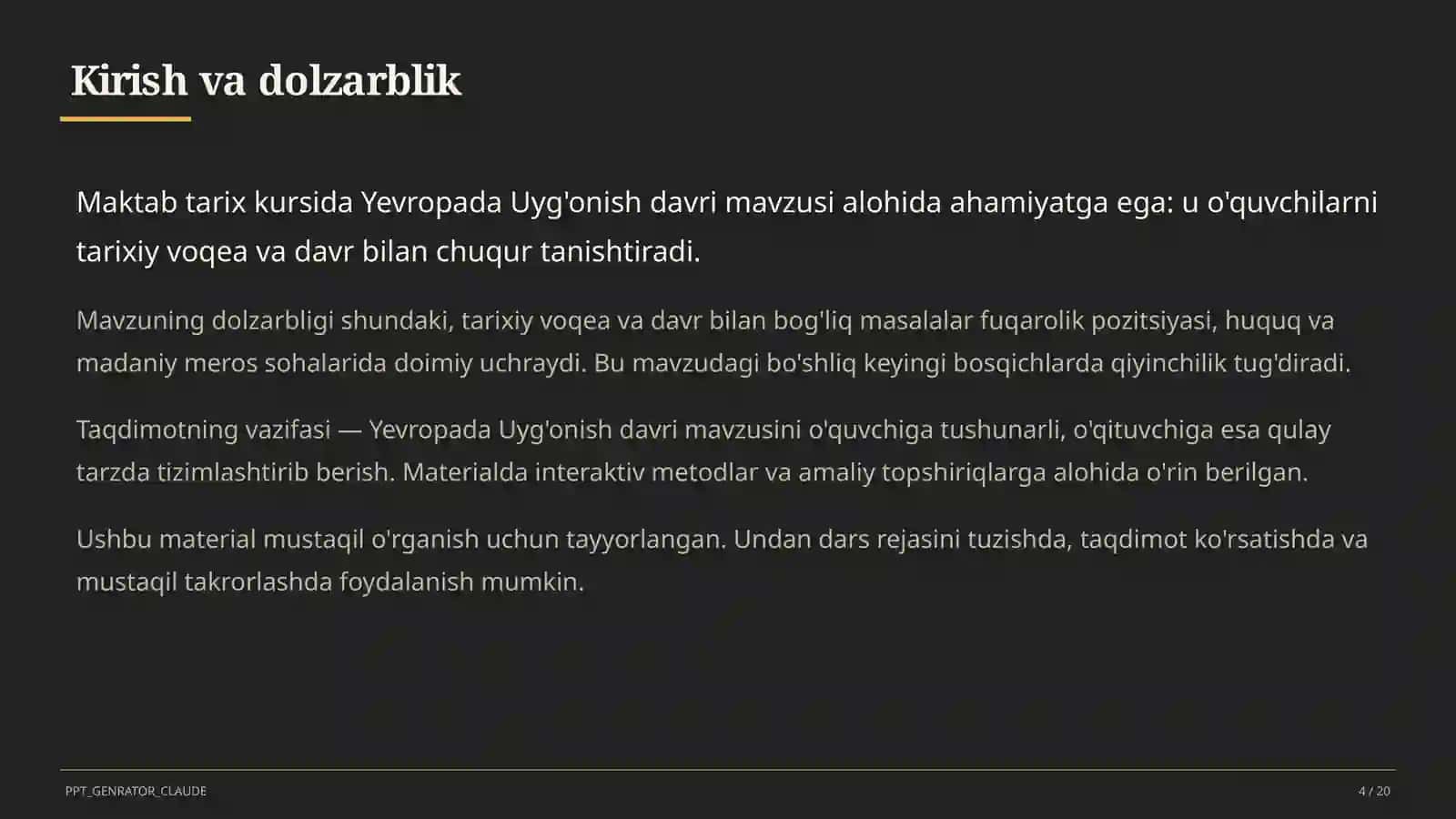 Yevropada Uyg'onish davri (8-sinf) 4