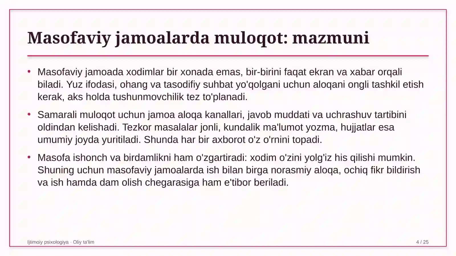 Dori vositalari ulgurji savdosida masofaviy jamoalarda muloqot 4