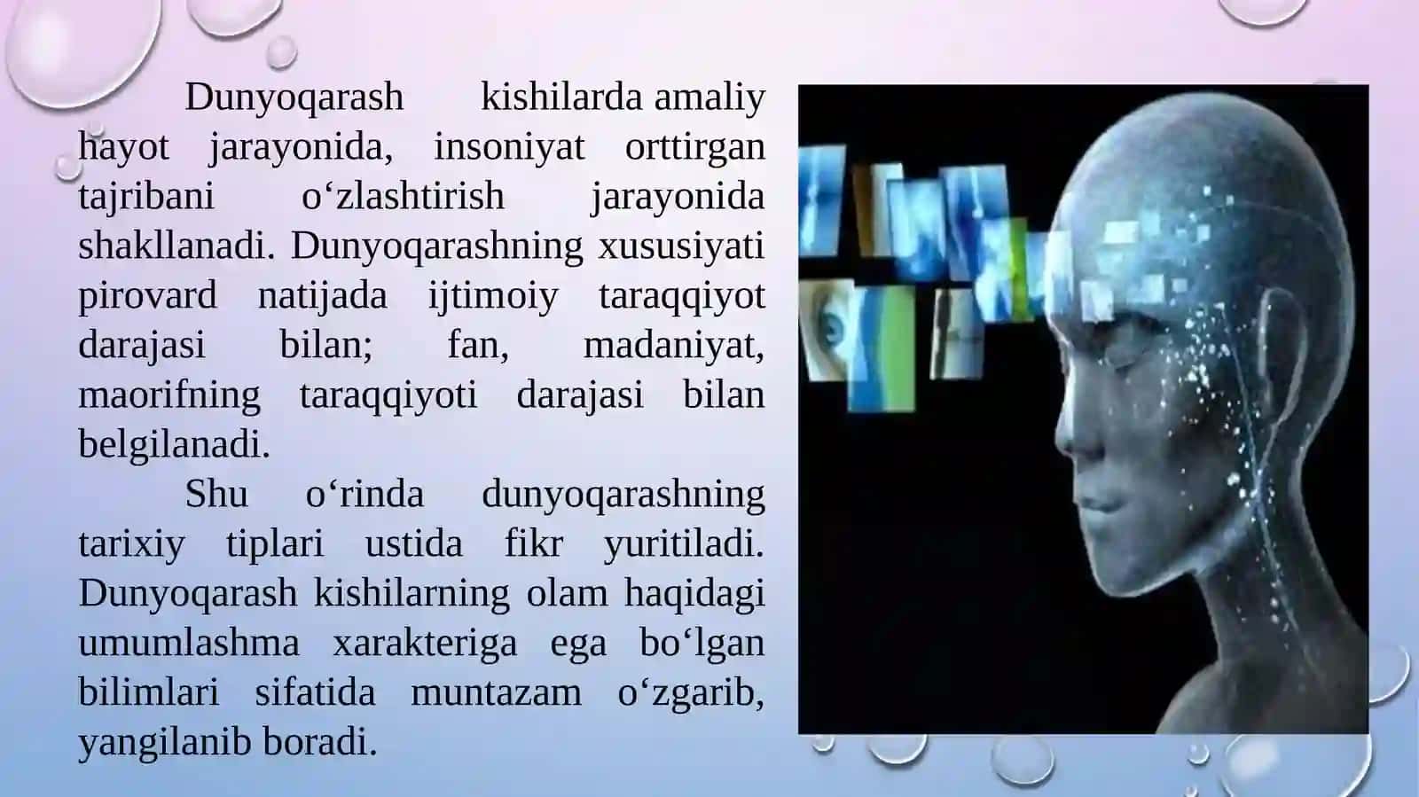Dunyoqarashning tarixiy shakllari 4