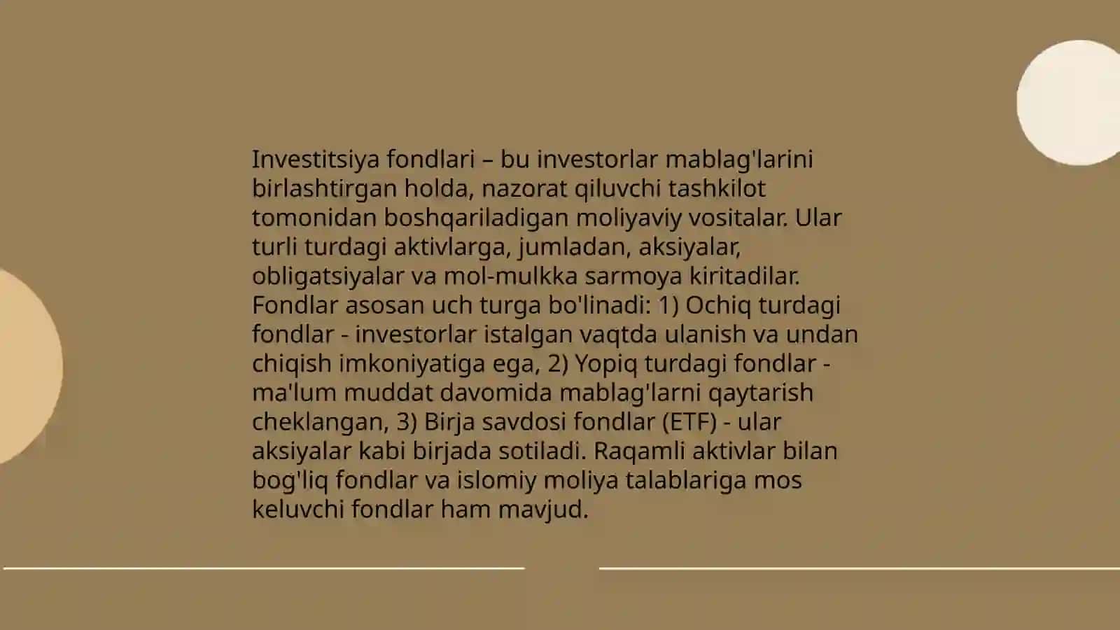 Investitsiya institutlarining moliya bozoridagi foliyati 4
