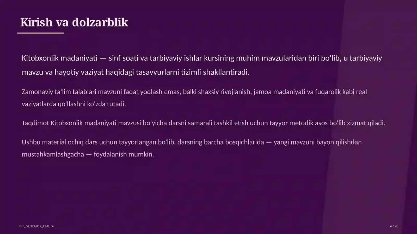 Kitobxonlik madaniyati 4