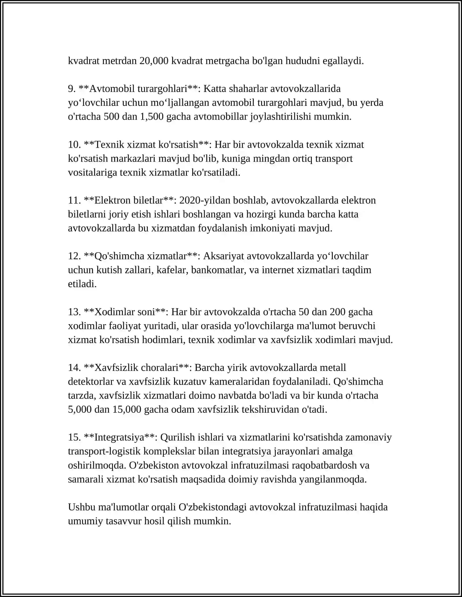 TRANSPORT AVTOVAGZALLARI VA AVTOSTANSIYALARI 4