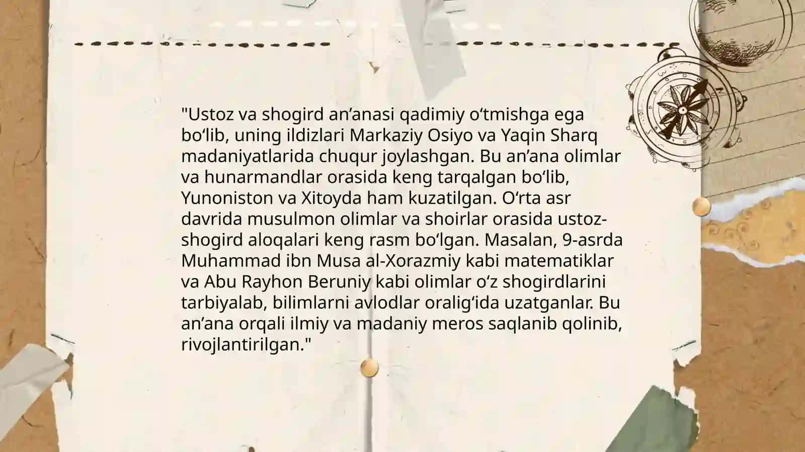 Tasavvuf ta’limotida ustoz va shogird an’analarini qo‘llanilishi masalalari 4