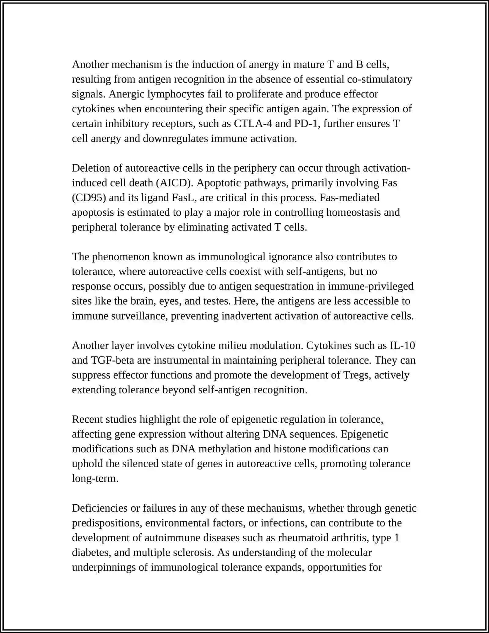 IMMUNOLOGICAL TOLERANCE DEFECTS. AUTOIMMUNE DISEASES 4