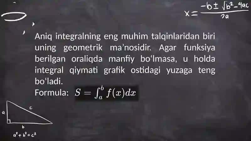Aniq Integral tadbiqlari 4
