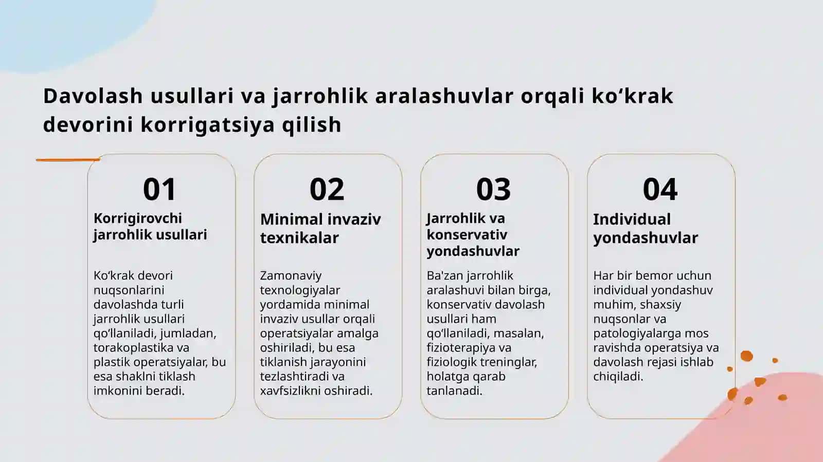 Ko‘krak devori tug‘ma va orttirilgan nuqsonlari, tashxis va davolash usullari 4
