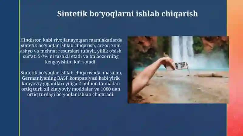 Tabiiy boʻyoqlar 4