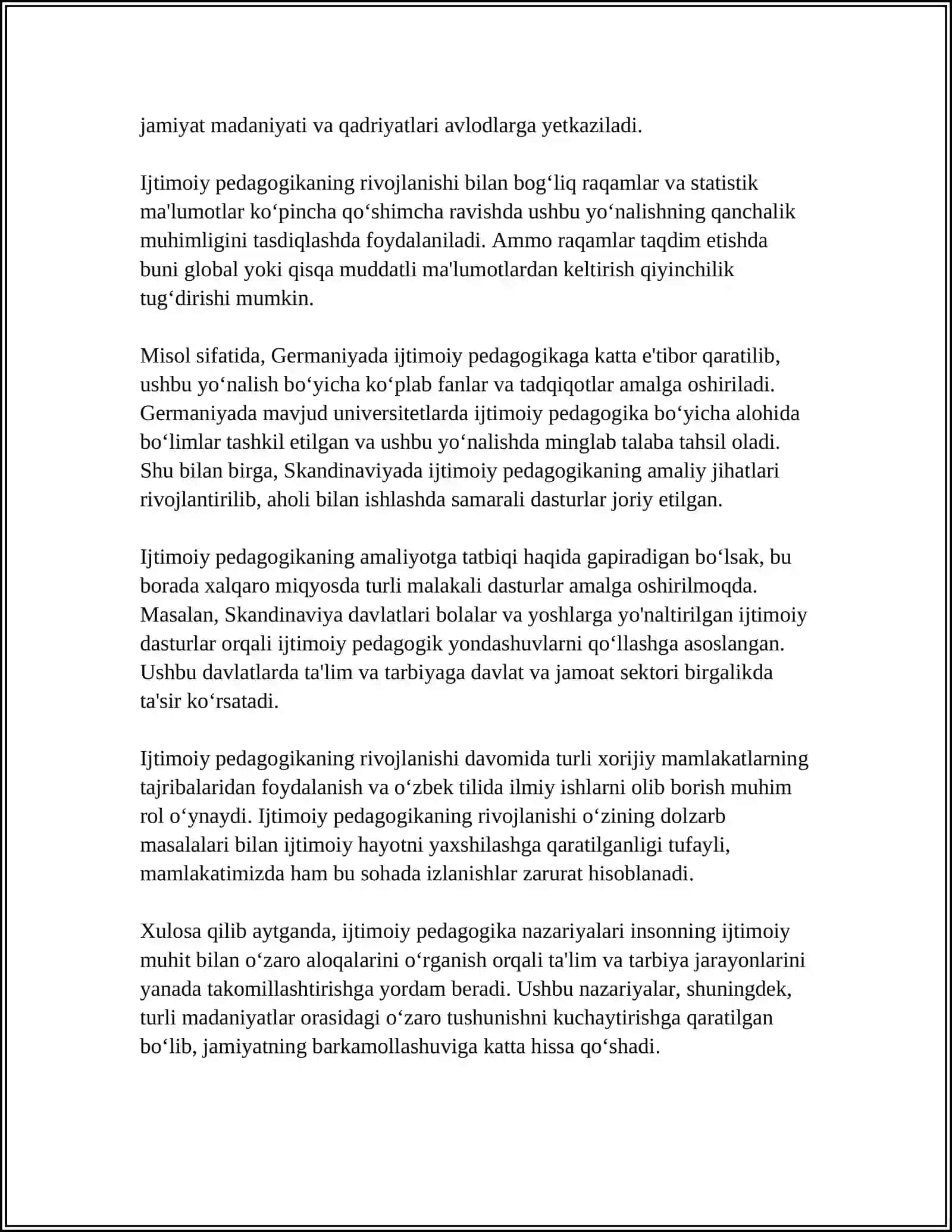 Ijtimoiy Pedagogika Fan Sifatida 4