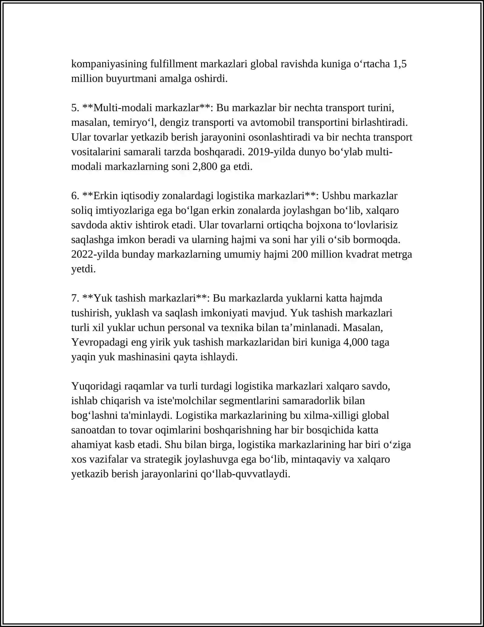 LOGISTIK MARKAZLAR 4