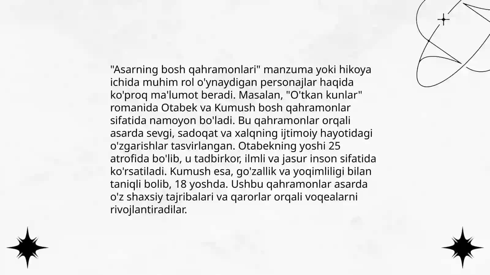 Anvar Bòronovning "Oltoylar" asari tahlili 4