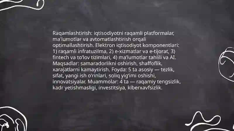 Iqtisodiyotda axborot-kommunikatsion texnologiyalar va tizimlar 4