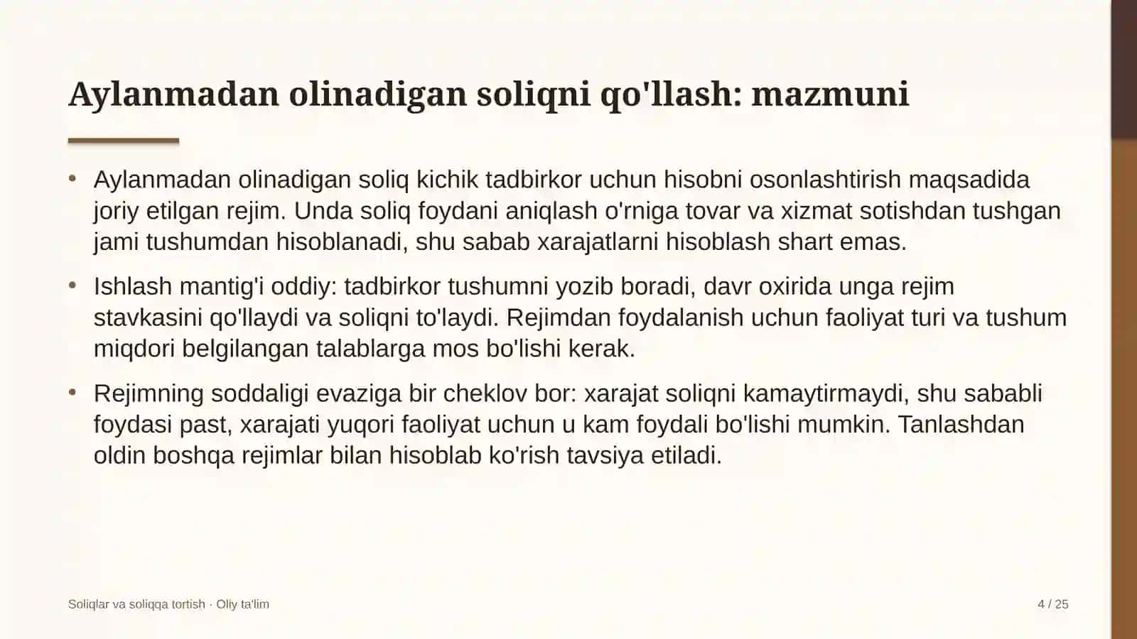 tog' kurortlarida aylanmadan olinadigan soliqni qo'llash 9792 4
