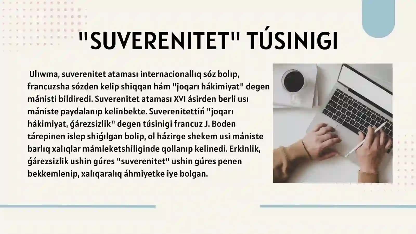 ÓZBEKSTAN RESPUBLIKASINIŃ KONSTITUCIYALIQ SISTEMASINIŃ PRINCIPLERI 4