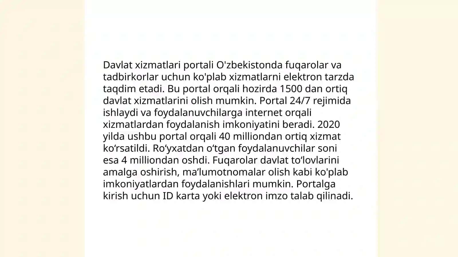 O'zbekistonda elektron hukumat tizimi 4