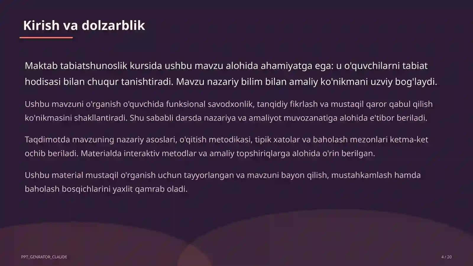 Tabiatshunoslik 4