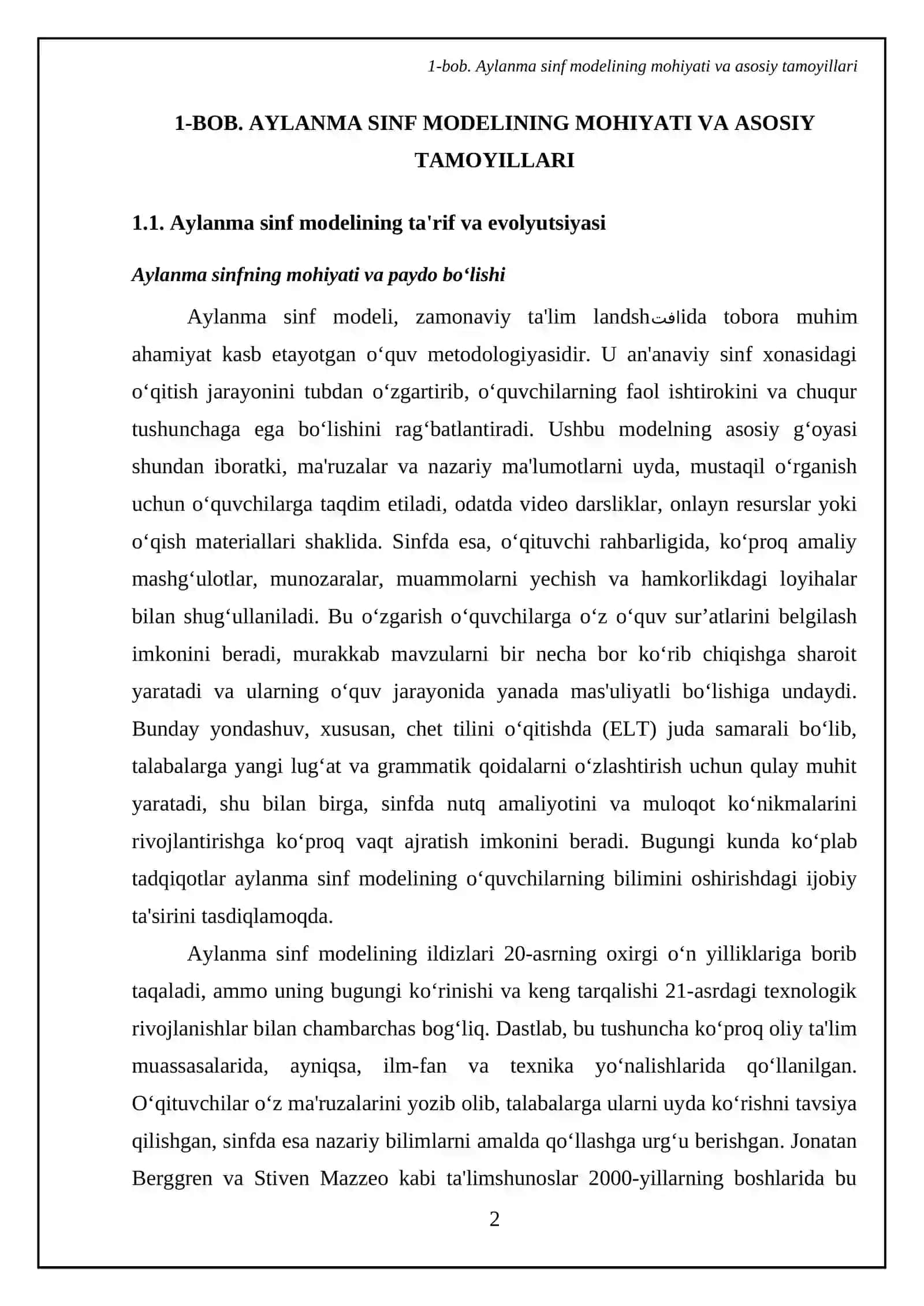 The Pedagogical Benefits of the Flipped Classroom model in ELT 4