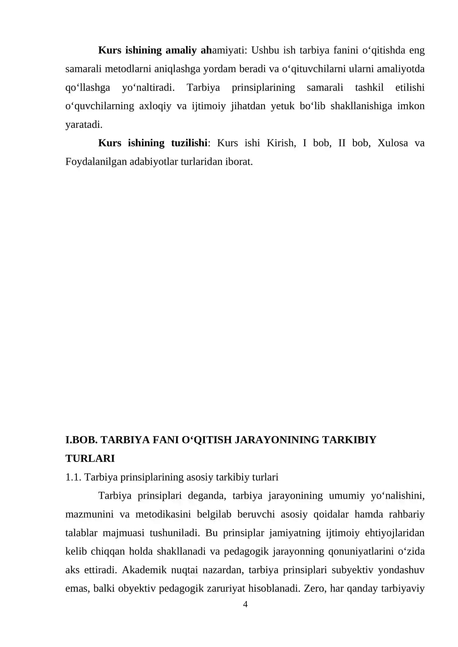 TARBIYA PRINSIPLARIGA AMAL QILISH 4