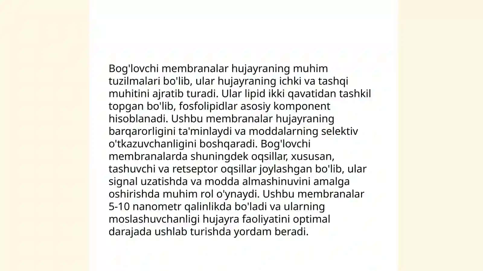 Bog'lovchi membranalar fotosintezining molekular mexanizimi 4