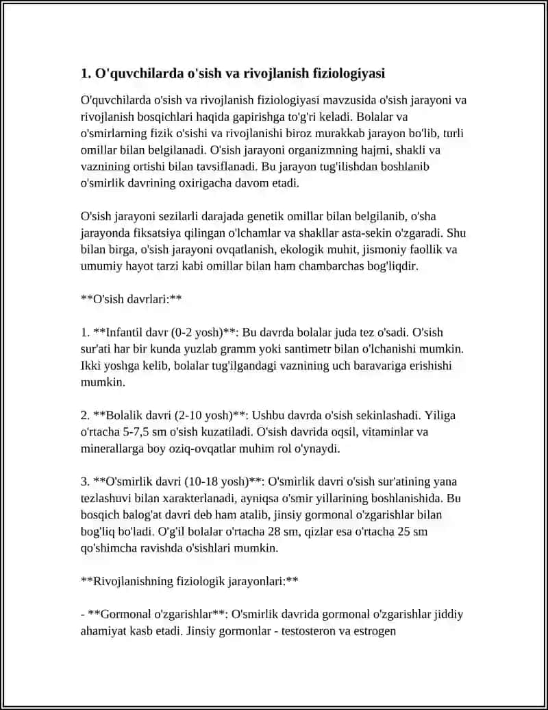 O'QUVCHILAR SOG'LOM TURMUSH TARZNING FIZIOLOGIK ASOSLARI 4