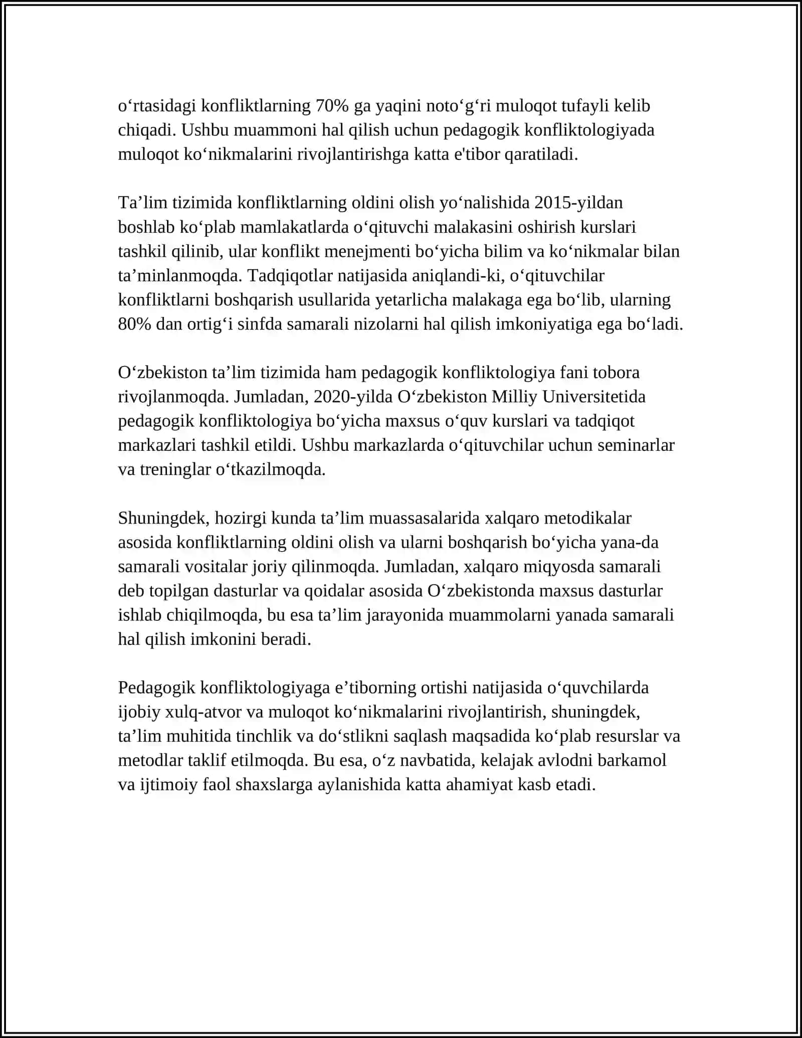 Pedagogik konfliktologiya fani va uning ahamiyati 4