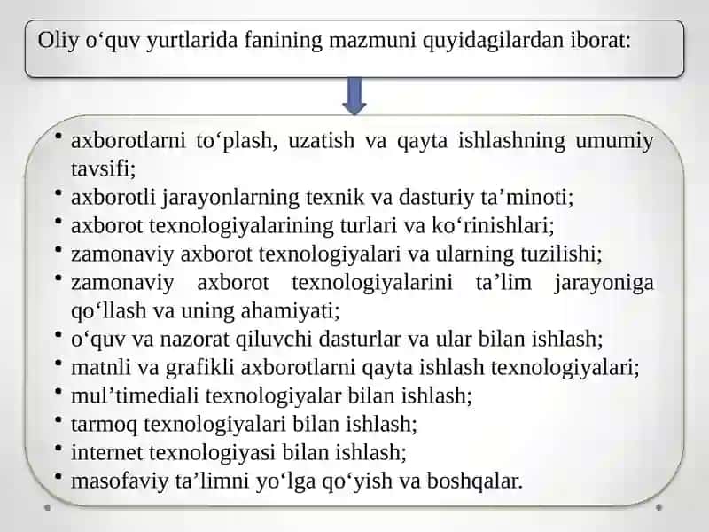 Iqtisodiyotda axborot kommunikatsion texnologiyalar va tizimlar 4