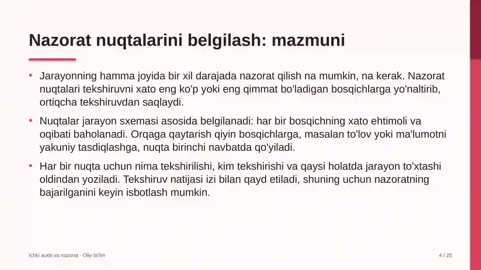 Uy-joy kommunal xo'jaligida nazorat nuqtalarini belgilash 4