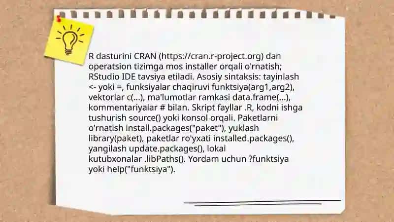 Matematik statistik EHM dasturlari 4