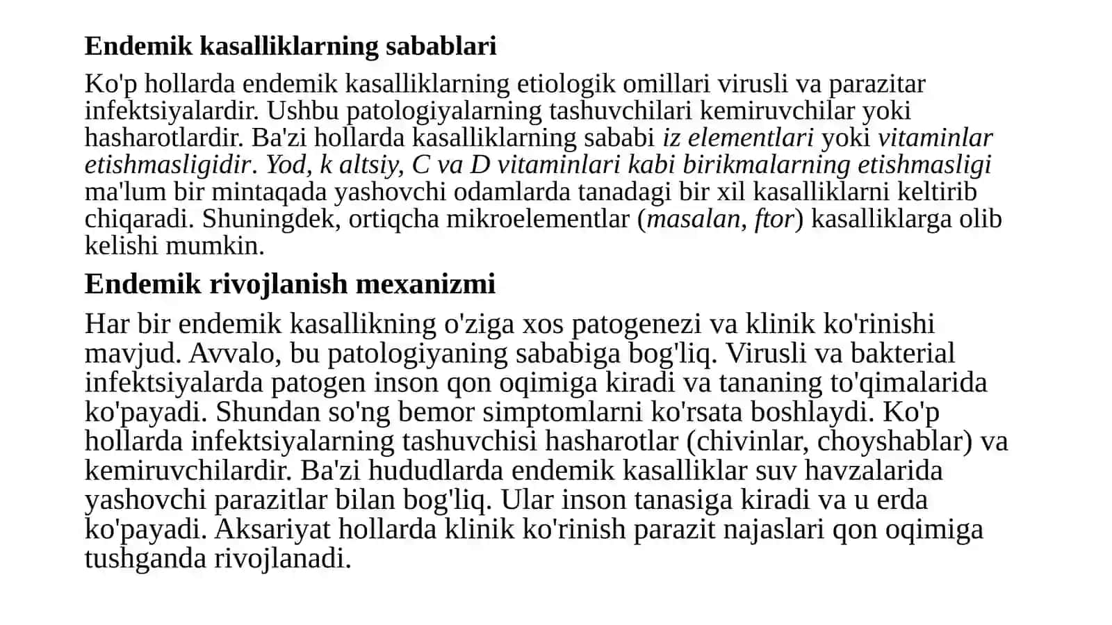Gigiyena, harbiy gigiyena. Tibbiy ekologiya fanida tayyorlagan mustaqilishi 4