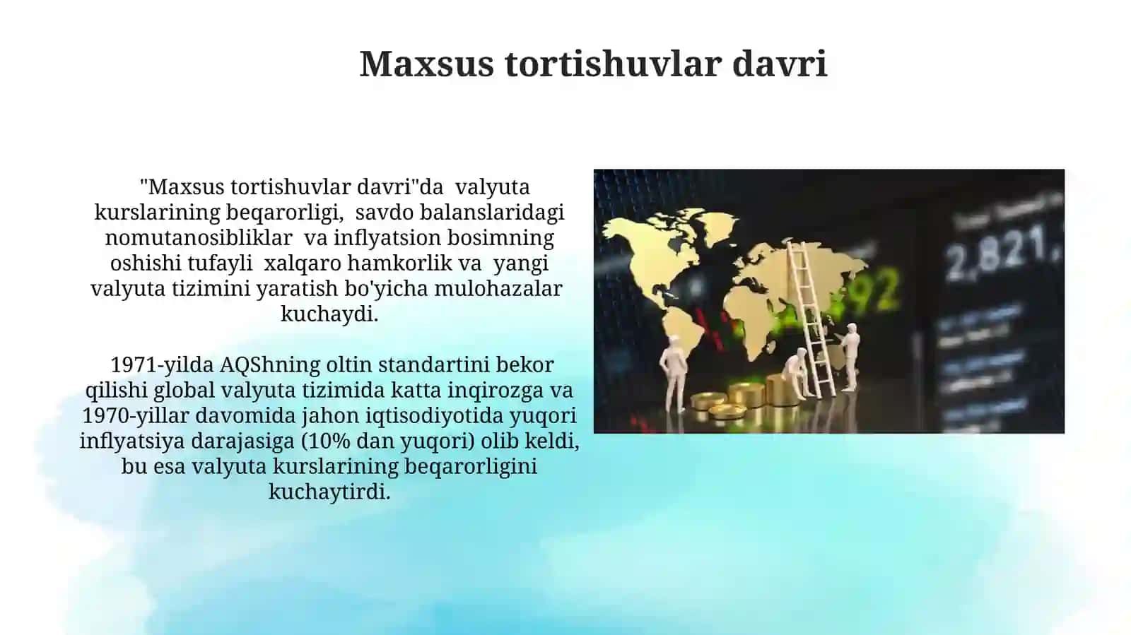 jahon valyuta tizimi va rivojlanish bosqichlari 4