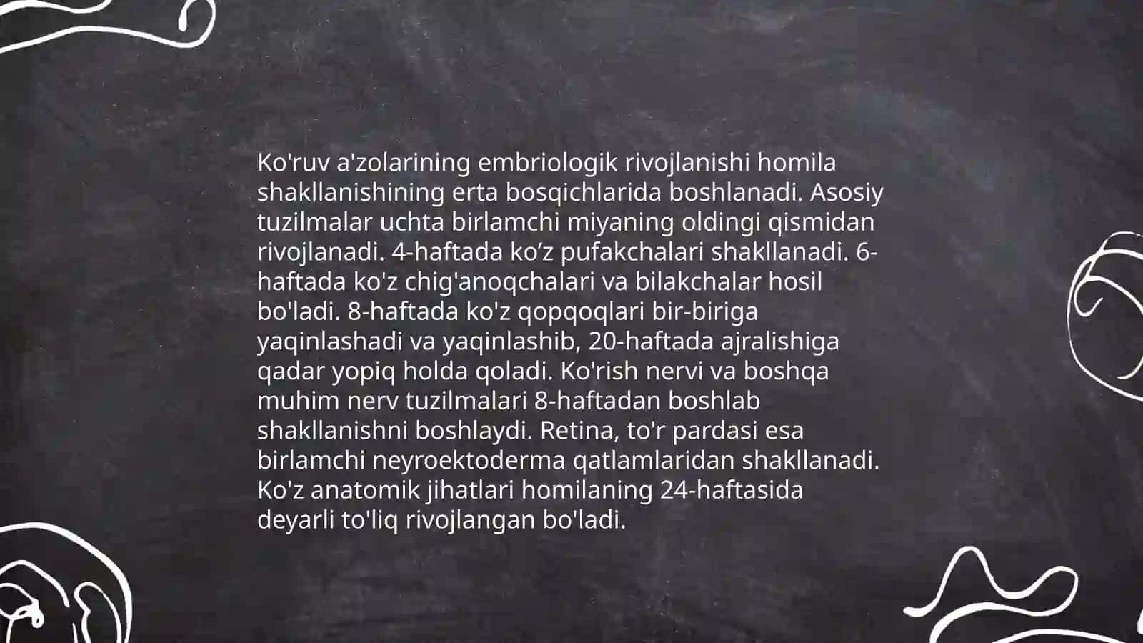 Ko'ruv a'zolarining tuzilishi va gistalogiyasi 4