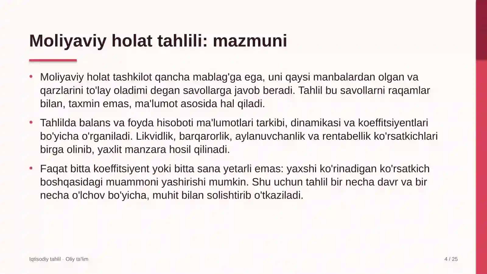 oqova suvlarni tozalash inshootlarida moliyaviy holat tahlili 7841 4