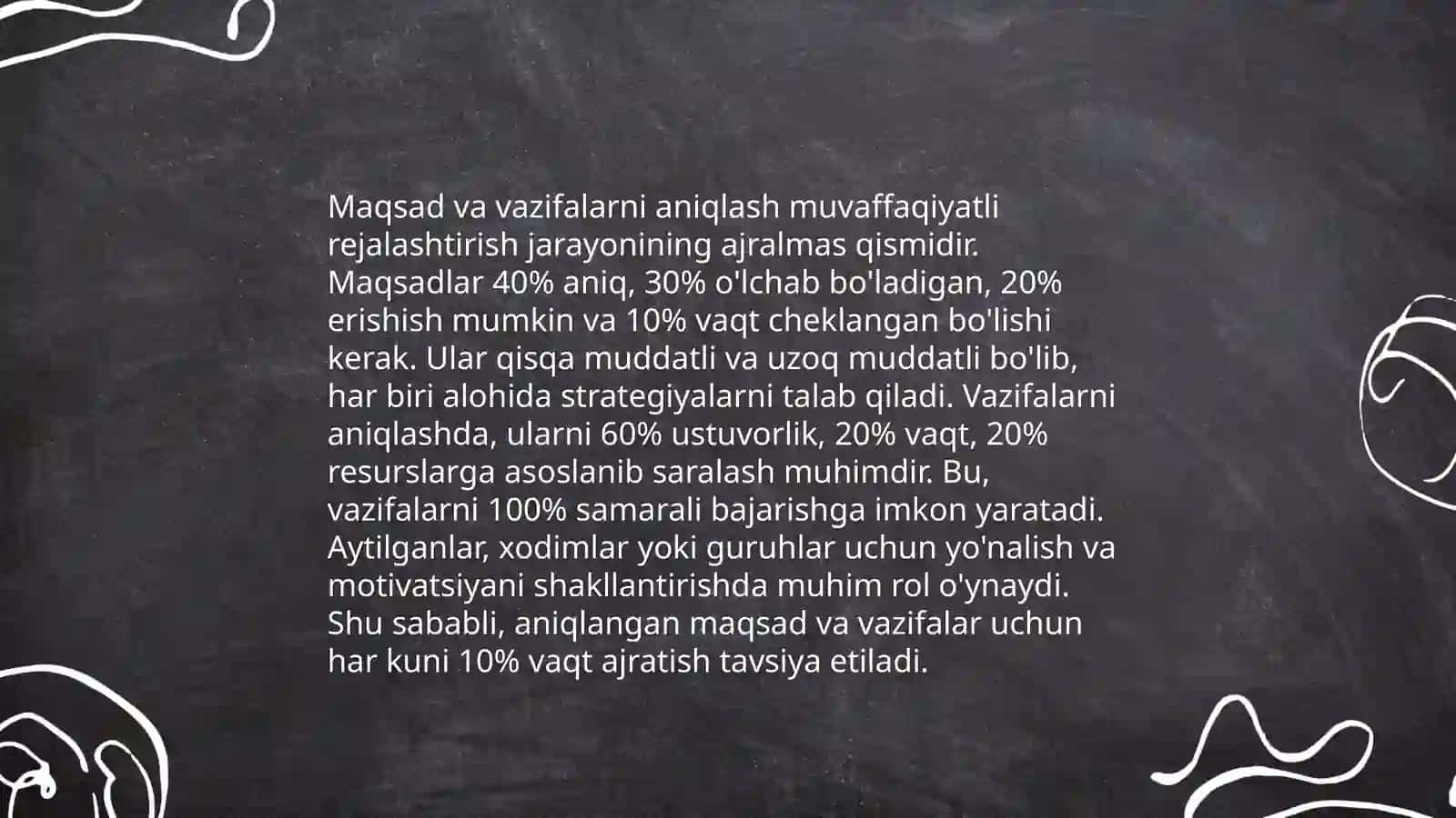 Trening rejasiz va dasturini tuzish 4