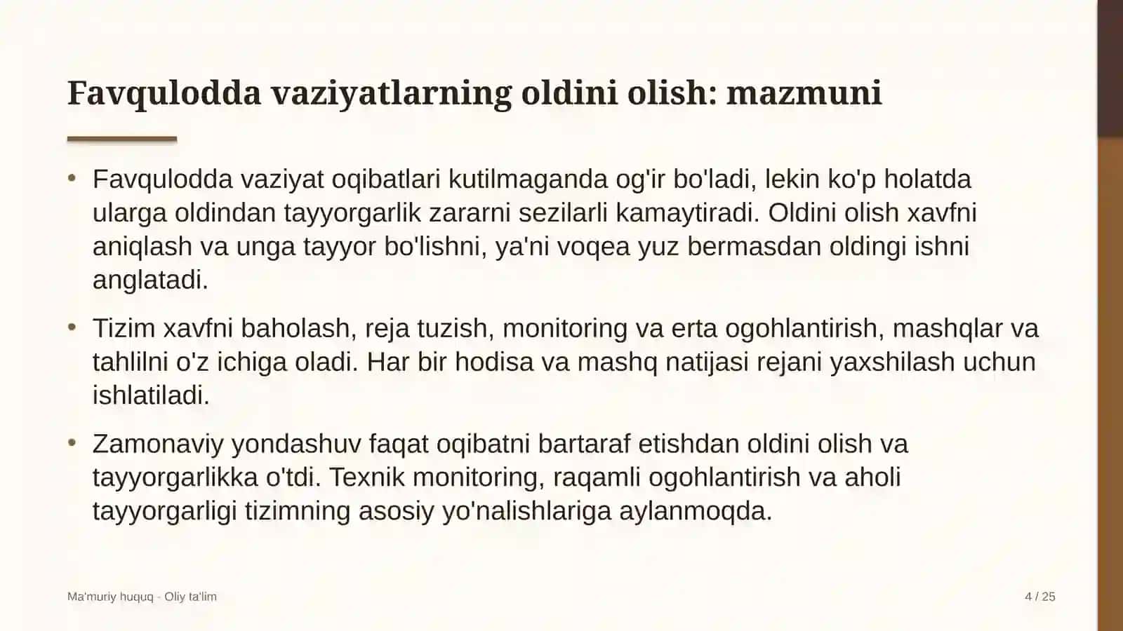folklor jamoalarida favqulodda vaziyatlarning oldini olish 4206 4
