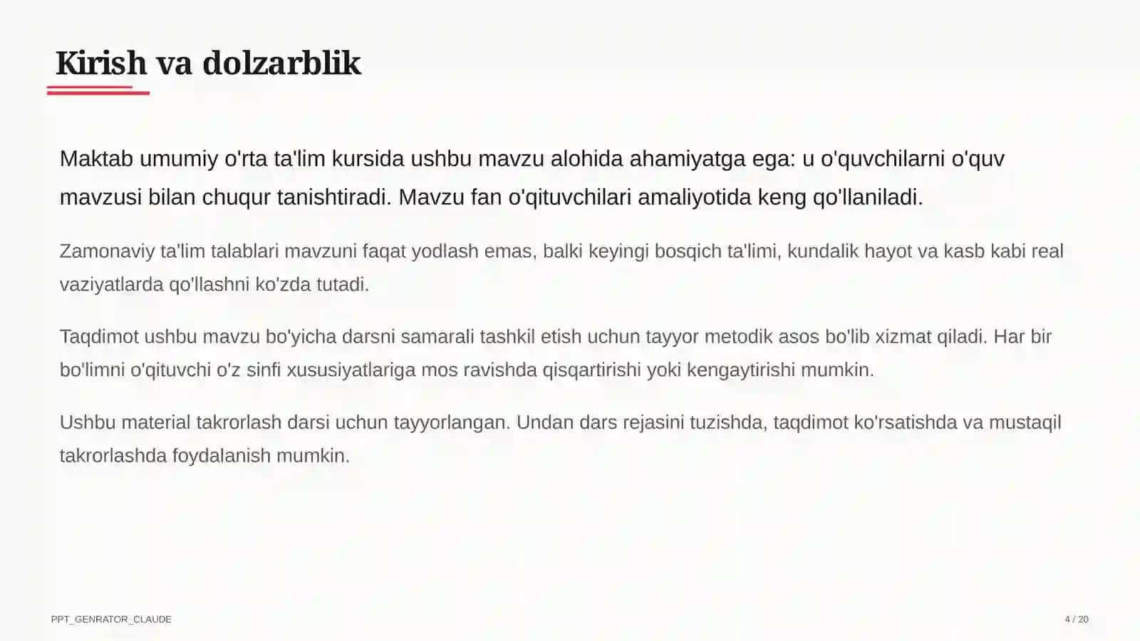 O'zbekiston maktablari uchun xulosalar va keyingi qadamlar (2026) 4