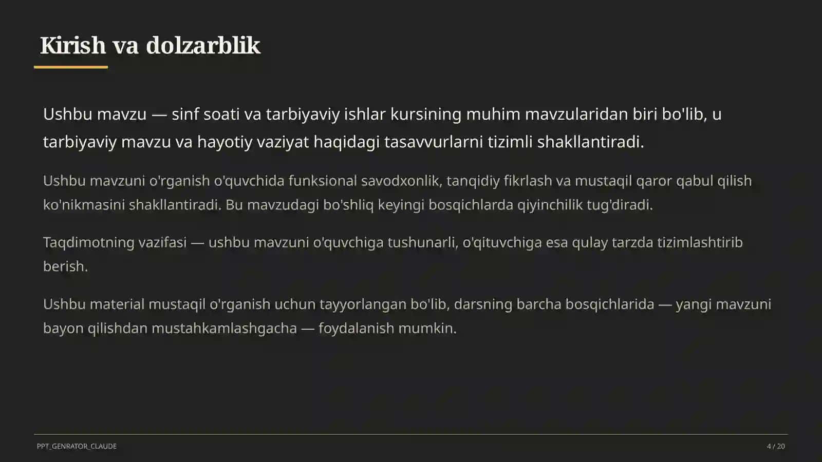 Sinf jamoasini shakllantirish: birgalikda kuchlimiz 4