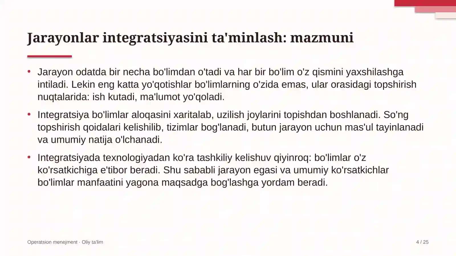 Auditorlik tashkilotlarida jarayonlar integratsiyasini ta'minlash 4