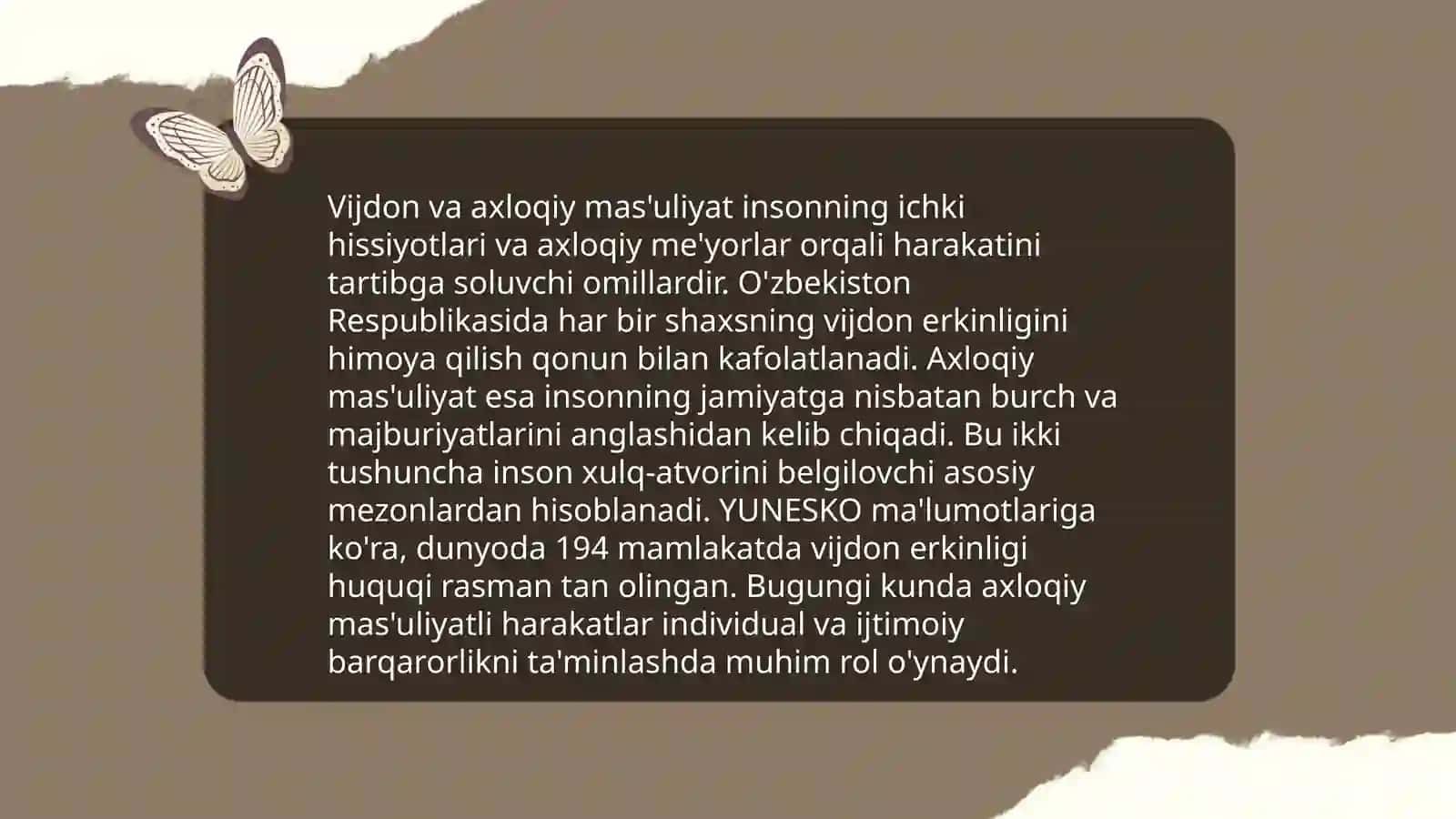 Oʻquvchi shaxsini axloqiy tarbiyalash va rivojlantirishning asosiy tarkibiy qismlari 4