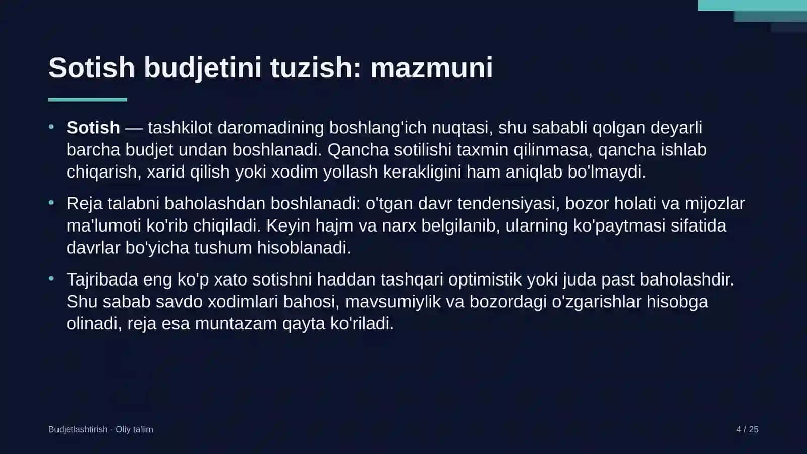 Buyumlar interneti sohasida sotish budjetini tuzish 4