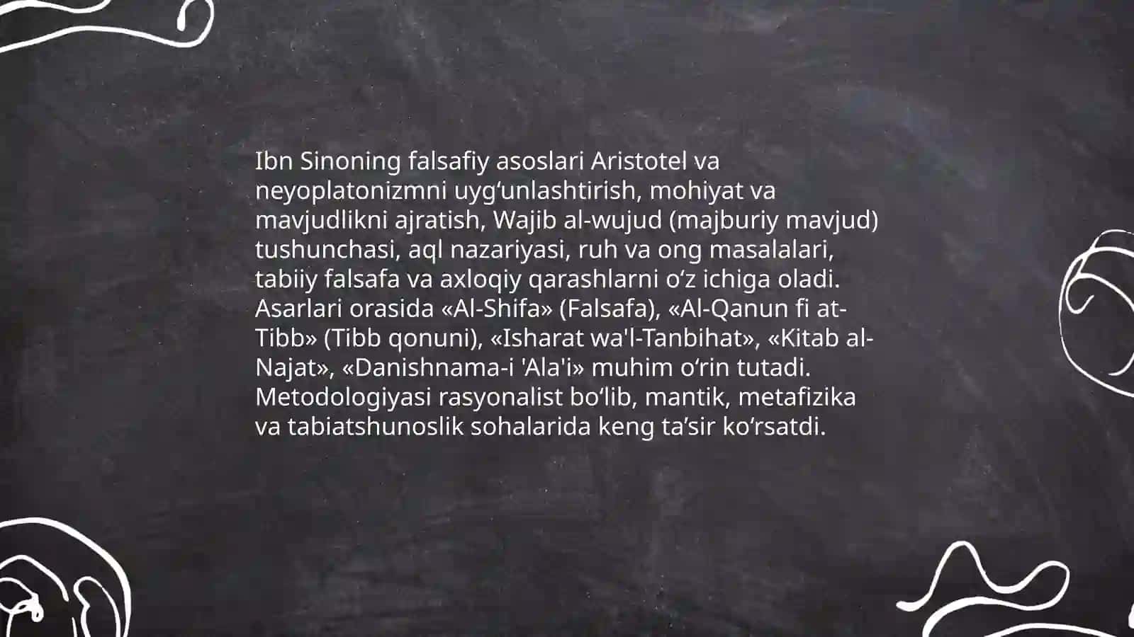 “Abu Ali ibn Sino ta’limoti” mavzusini o‘qib o‘rganish 4