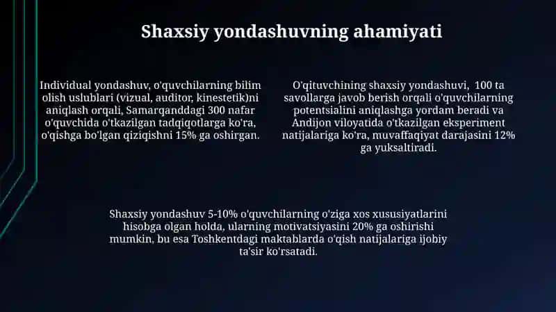 Zamonaviy texnologiyalardan foydalanish 4