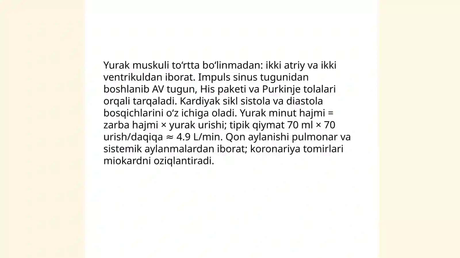 Yurak haqida 4